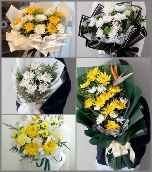 海南三亚市崖州区保平村白事花束代送